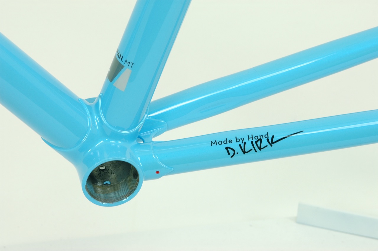 blue bike paint